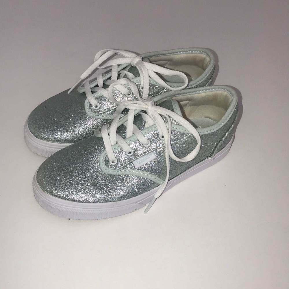 Ariel Vans Doheny glitter lace up sneakers 13 the little mermaid Disney